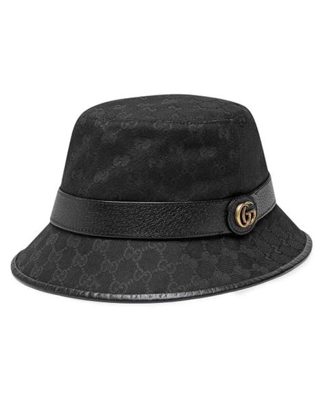 gucci bucket hat mens black